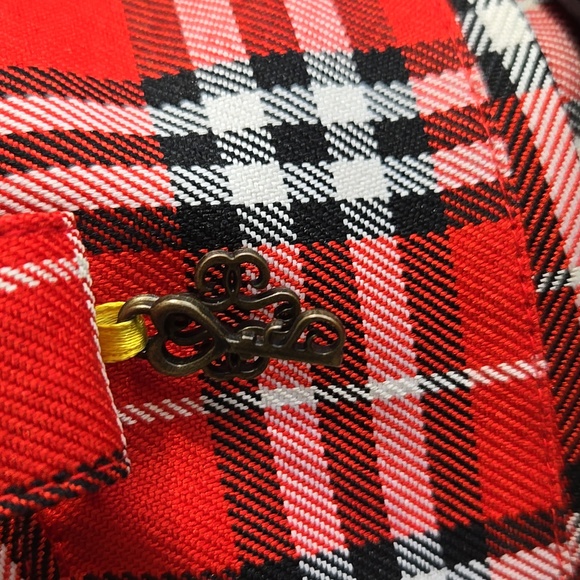 Surfanic | Stunner Red Plaid Tartan Snow Pants - Picture 9 of 13